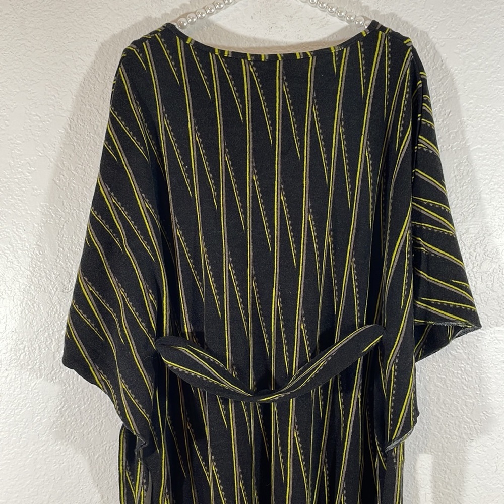 24/7 Comfort Apparel 3/4 Sleeve Shift Dress Oversize With Belt Size Large - Picture 8 of 12